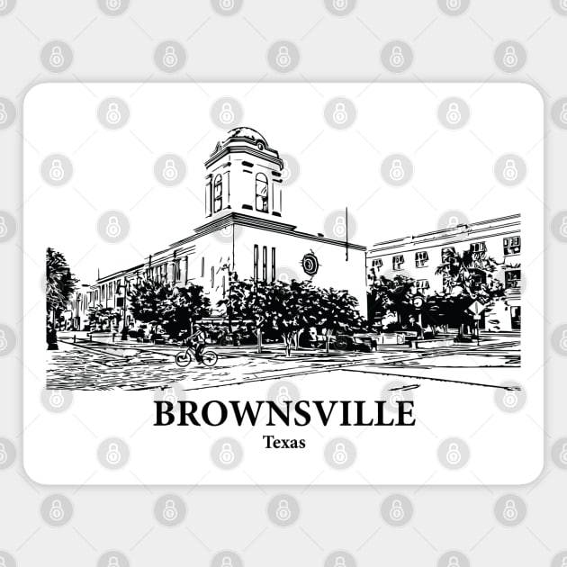Brownsville - Texas Magnet by Lakeric